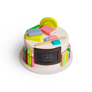 Learning Adventures - Back To School Cake